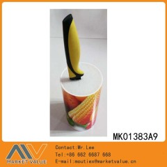 MIDDLE ROUND FLEXIBLE KNIFE BLOCK with COLORFUL PP ROD