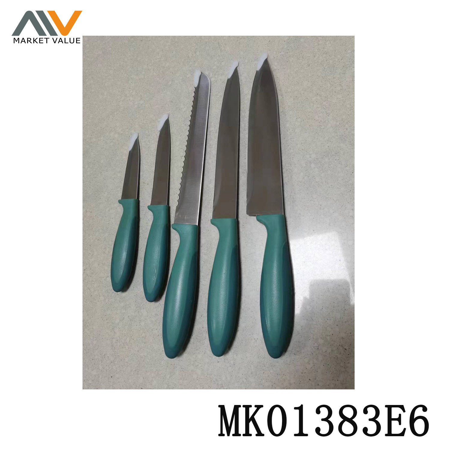5 Piece Set Plastic Handle Set Knife