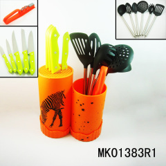 PLASTIC Stand and KNIFE TOOLS with KITCHEN TOOLS TC style 2