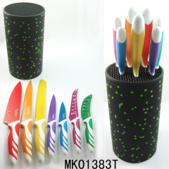 H-23.3CM COATING RUBBER PLASTIC KNIFE Stand