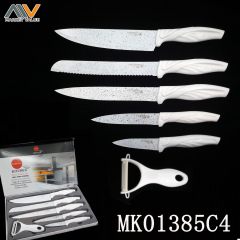 SETS OF 6PCS SS Knife with PP Handle CB