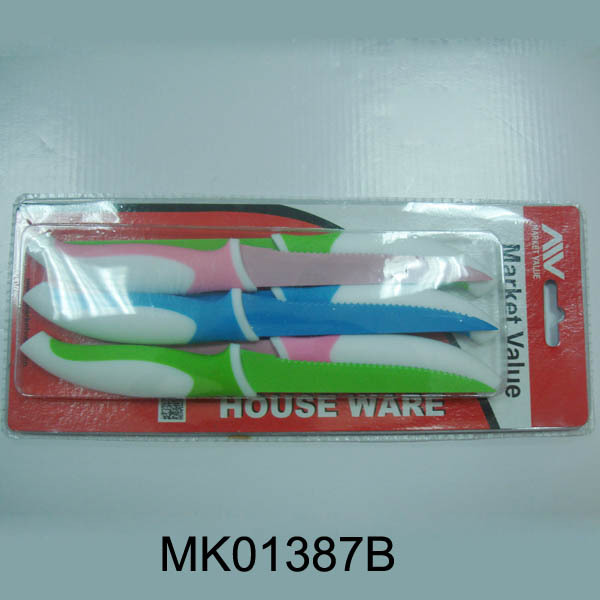 SET of 6 NON STICK STEAK KNIFE DB