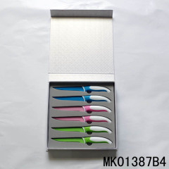 SET of 6 NON STICK COATING STEAK KNIFE in CB