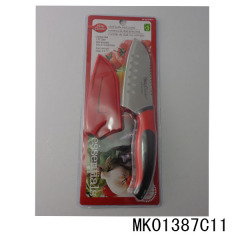 5" CHEF KNIFE+COVER TPR Handle