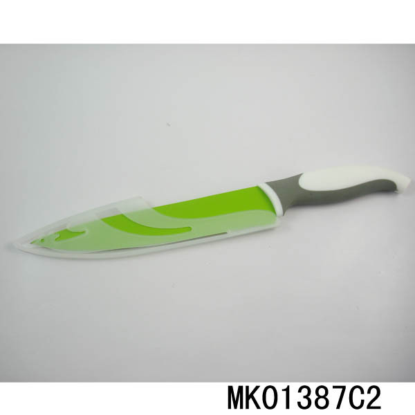 8in SS SLICING KNIFE NON STICK COATING