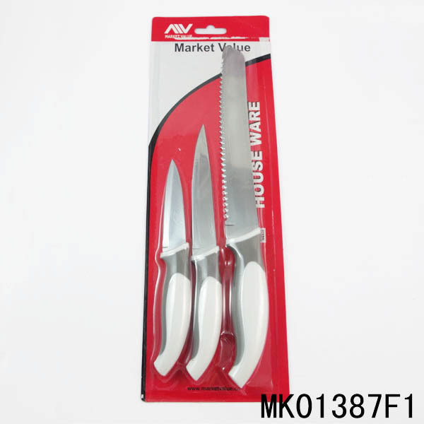 SET of 3 SS KITCHEN KNIFE style 2