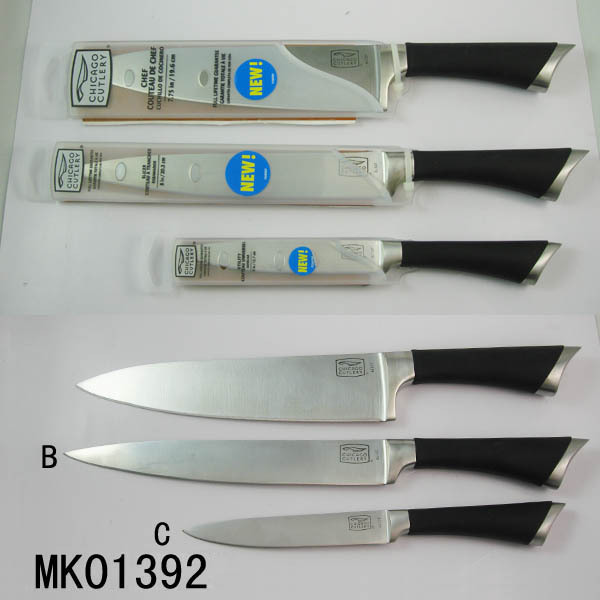 8in SS KITCHEN KNIFE CHEF KNIFE with PVC COVER