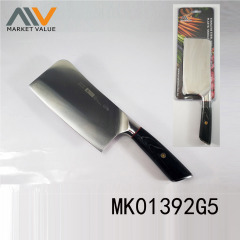 SS KITCHEN CHOPPER KNIFE COLOUR WOODEN Handle