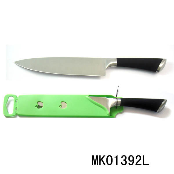 8in CHEF KNIFE HOLLOW Handle with PP HANG COVER