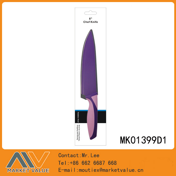 8" CHEF KNIFE NON STICKER BLADE with PP+TPR Handle