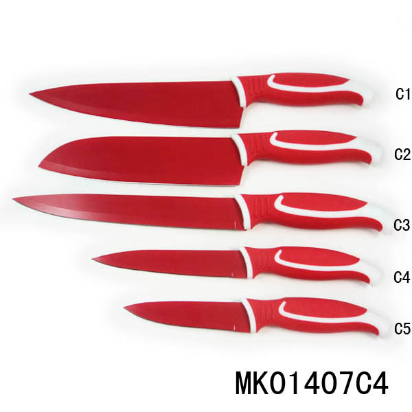 5in PLASTIC Handle NON STICK COATING UTILITY KNIFE