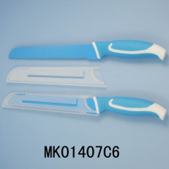 8in PLASTIC Handle NON STICK COATING BREAD KNIFE TC