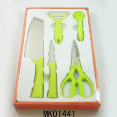 5PCS SS PLASTIC Handle KITCHEN TOOLS style 2