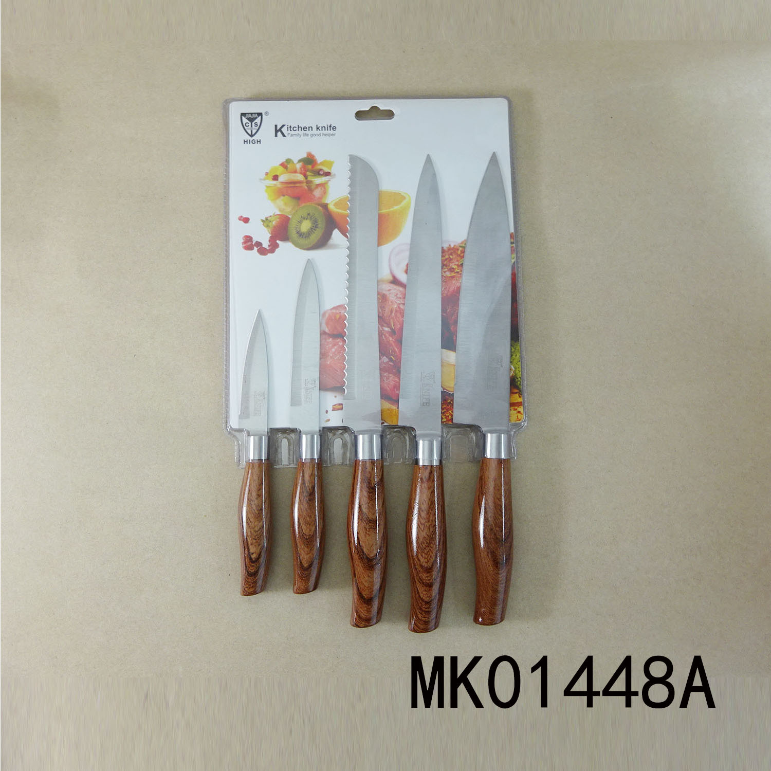 5 PIECE KITCHEN KNIFE
