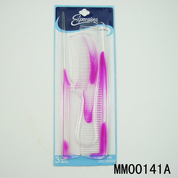 3PCS PLASTIC COMB