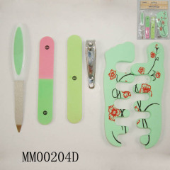 6PCS MANICURE SET PVC BAG with HEADCARD