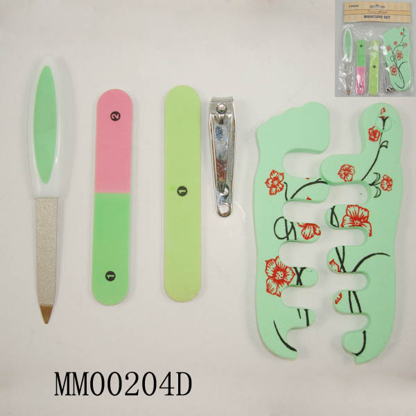 6PCS MANICURE SET PVC BAG with HEADCARD