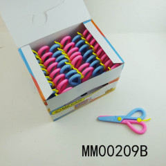 100% PLASTIC PRESCHOOL SCISSORS PREFORATED PDQ style 2
