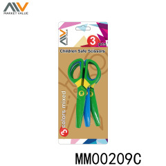 2 PIECE 100% PLASTIC CHILDEN SAFE SCISSORS style 2