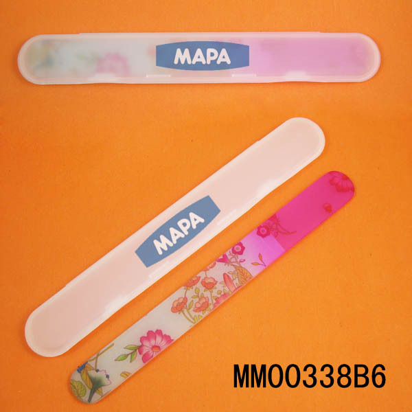 GLASS NAIL FILE with PP BOX style 4