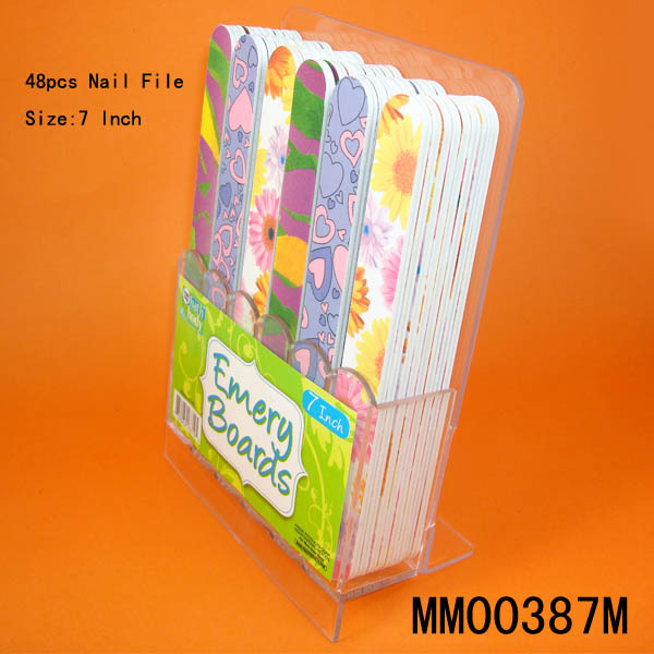 48PCS NAIL FILE 3 DESIGN PS Stand