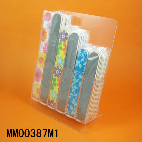 48PCS NAIL FILE 3 DESIGN PS Stand FILE and POLISH