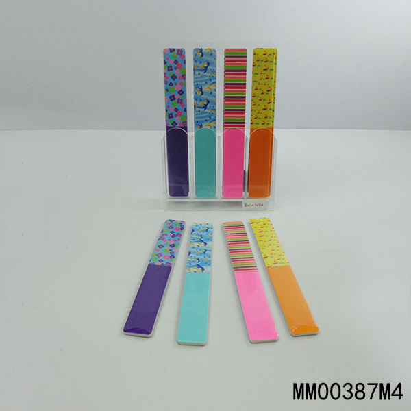 24PCS NAIL FILE 4 DESIGN PS Stand