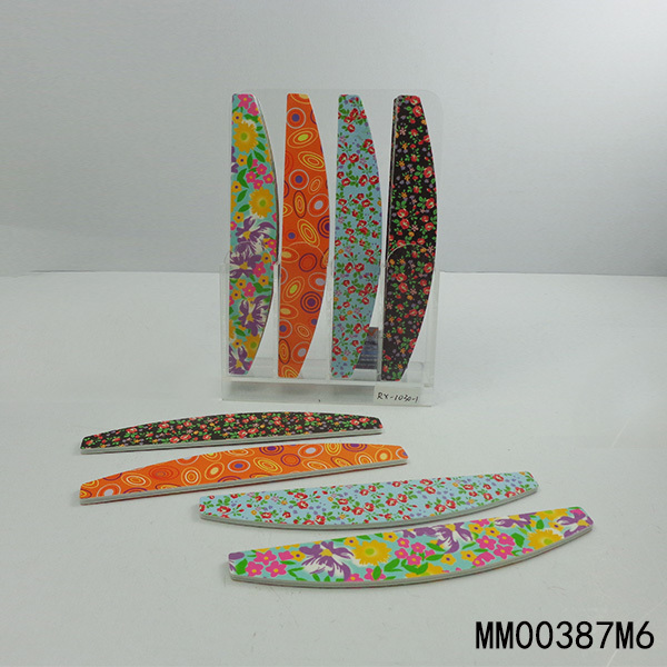 24PCS NAIL FILE 6 DESIGN PS Stand