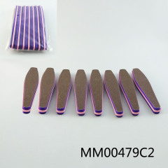 SET of 8PCS NAIL FILE IN PE BAG