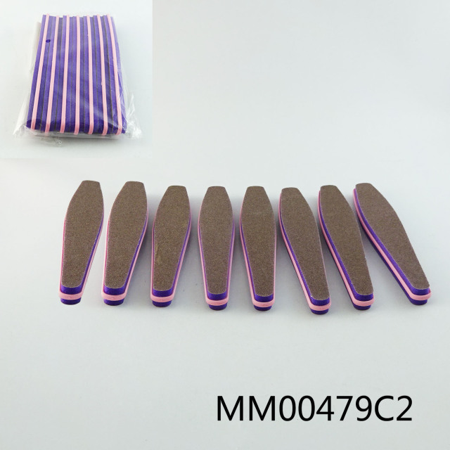 SET of 8PCS NAIL FILE IN PE BAG