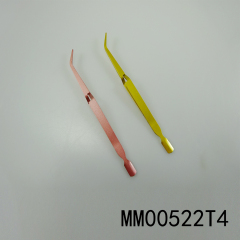 SS COTTON TWEEZER with COATING in PVC BAG