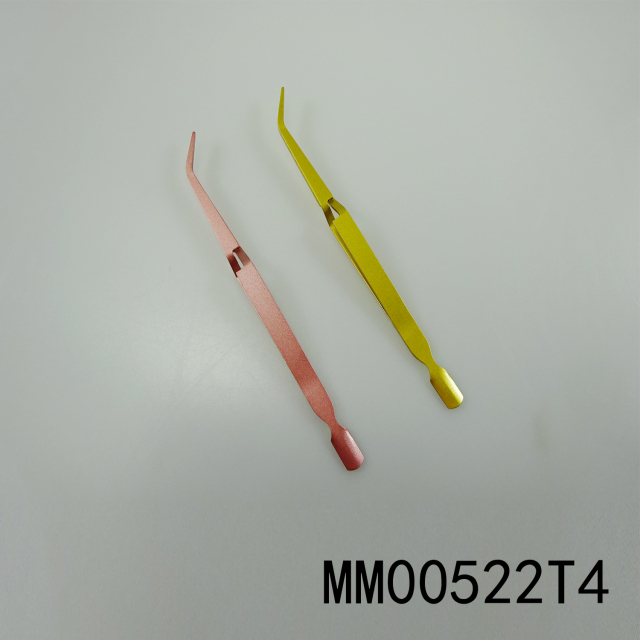 SS COTTON TWEEZER with COATING in PVC BAG