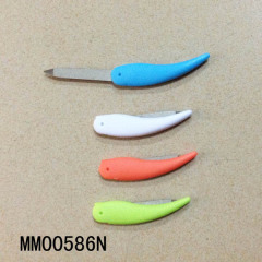 PLASTIC Handle FOLDABLE NAIL FILE IC