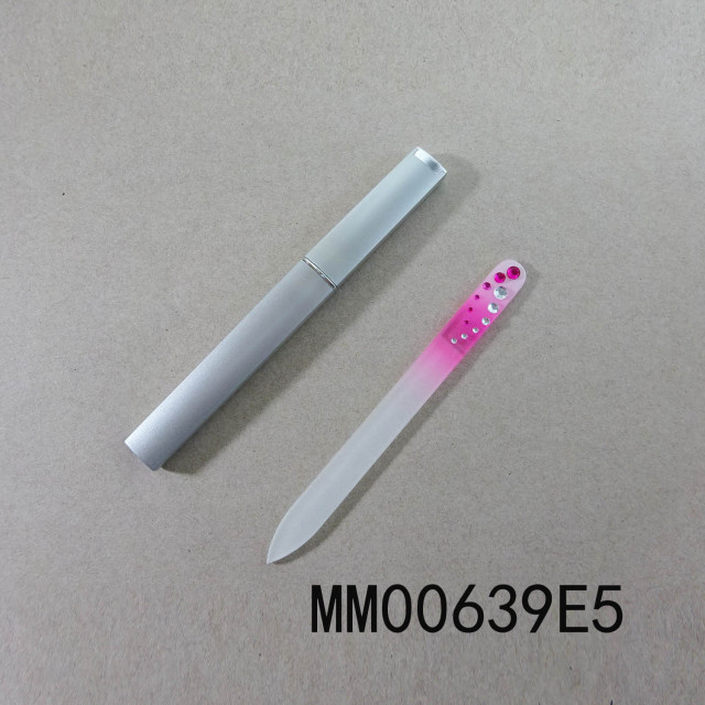GLASS NAIL FILE in PLASTIC BOX