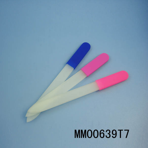 SILICONE Handle GLASS NAIL FILE