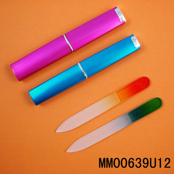 GLASS NAIL FILE in PLASTIC BOX style 3