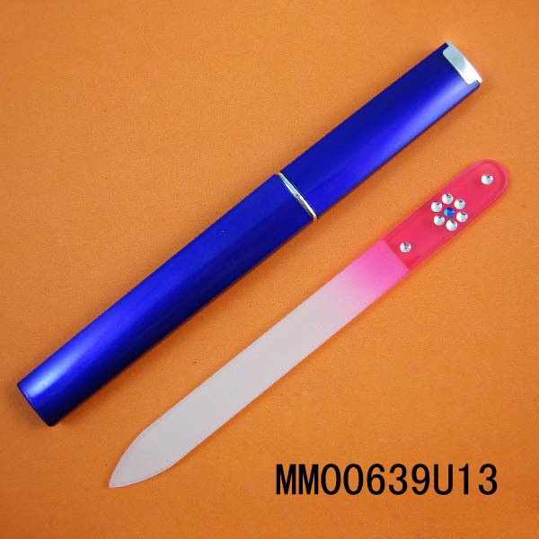 GLASS NAIL FILE in PLASTIC BOX style 4
