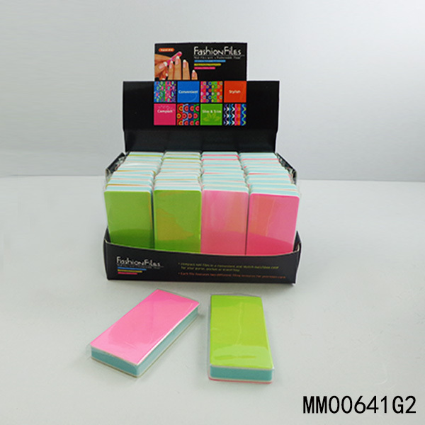 2 SIDE NAIL FILE PAPER SHOW BOX