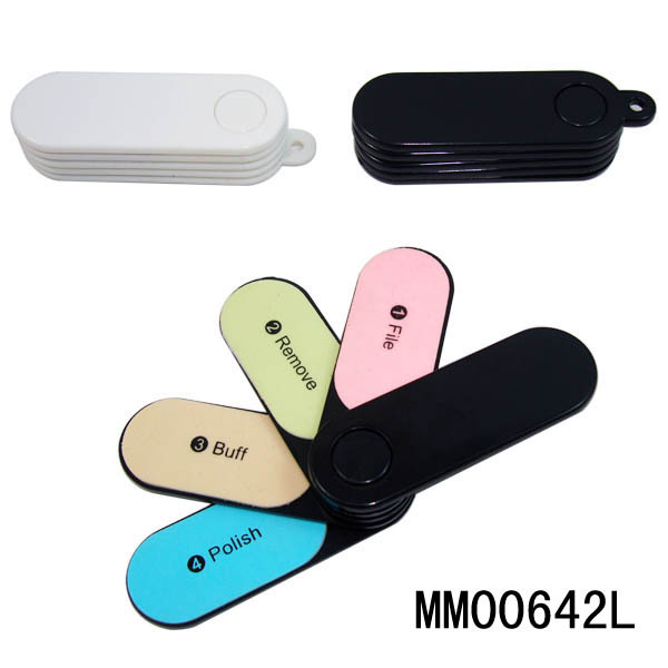 4 SIDE NAIL FILE FAN SHAPEPROMOTION ITEM