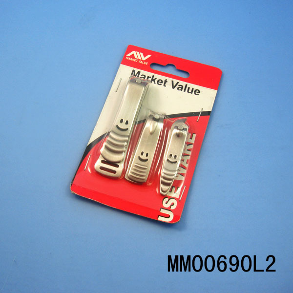 2PCS SS NAIL CLIPPER