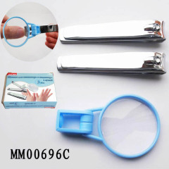 2PCS 211 NAIL CLIPPER with MAGNIFIER in CB