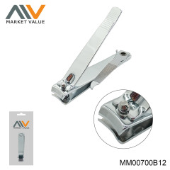 1 PC CARBON STEEL NAIL CLIPPER with NAIL FILE