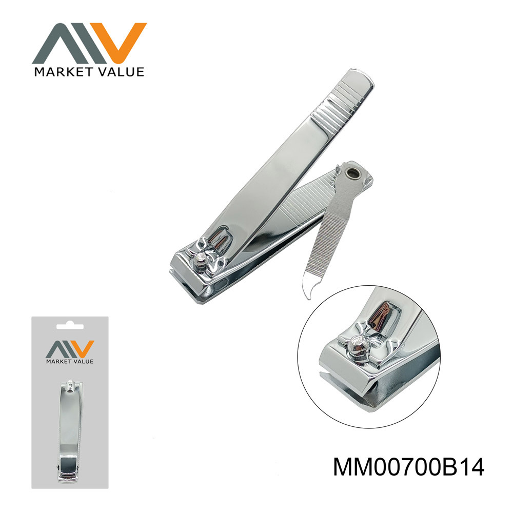 1PC CARBON STEEL NAIL CLIPPER with NAIL FILE