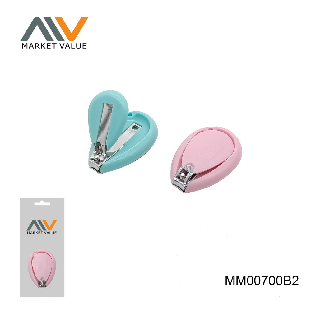 CARBON STEEL BABY NAIL CLIPPER with PLASTIC Handle