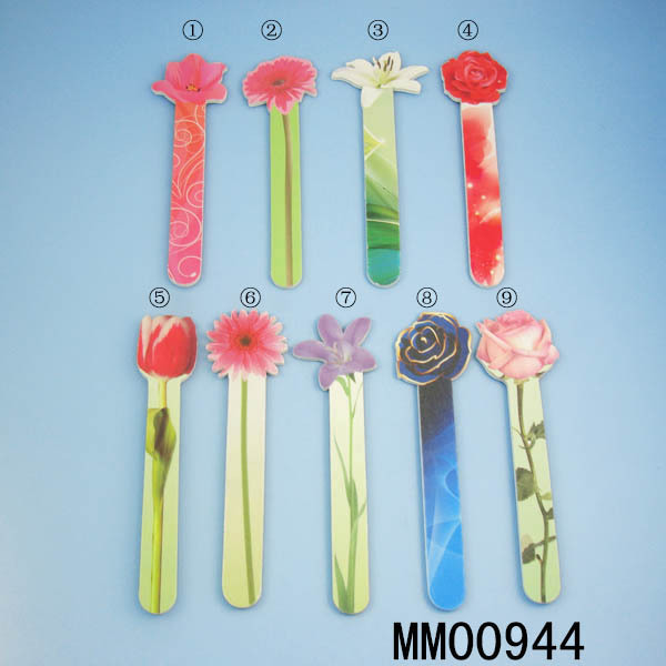NAIL FILE with FLOWER HEAD IN POLY BAG