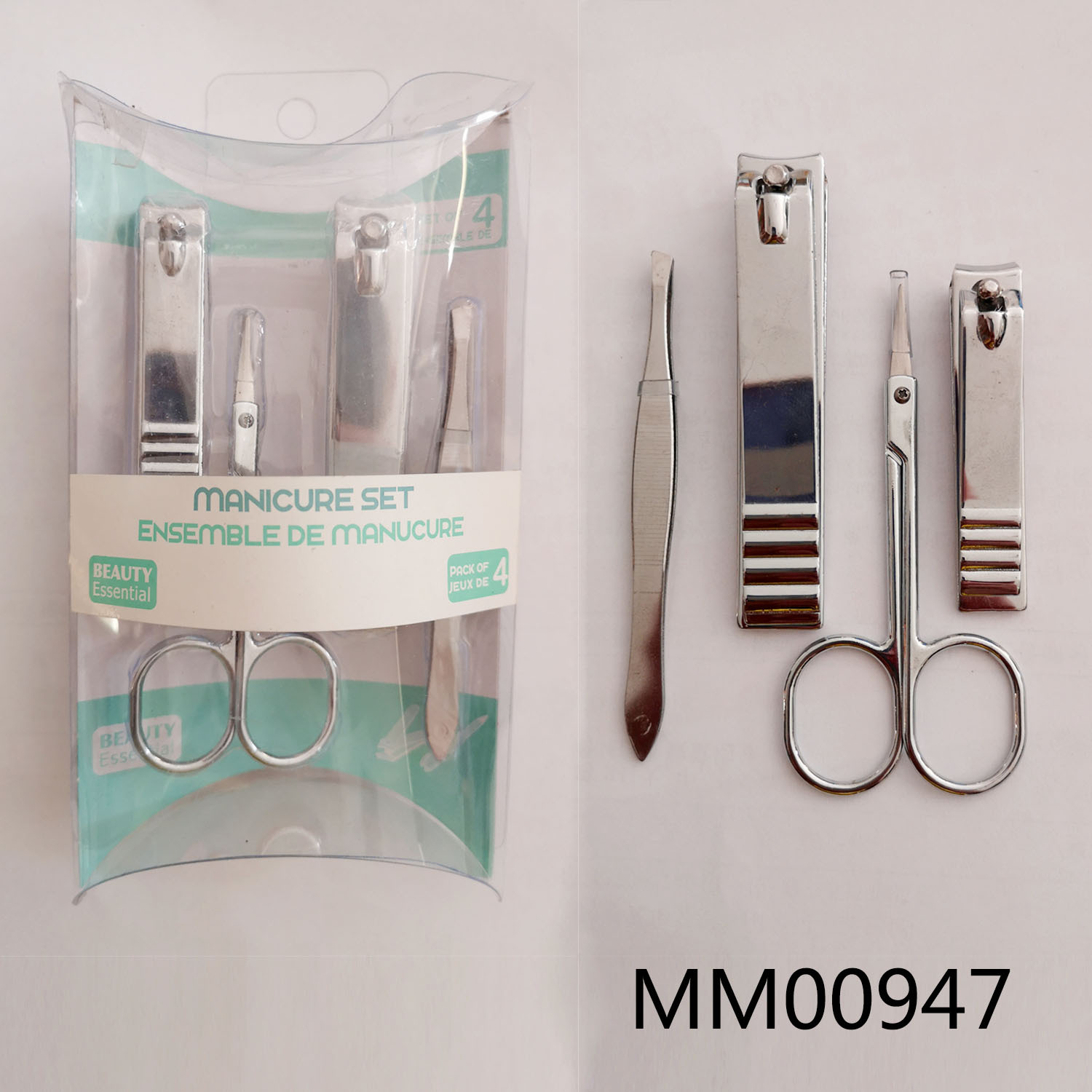 4PCS MANICURE SET in PVC BOX