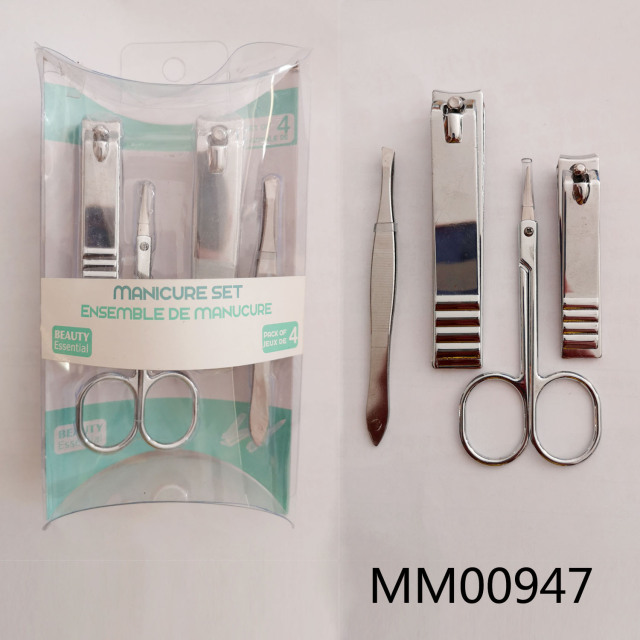 4PCS MANICURE SET in PVC BOX