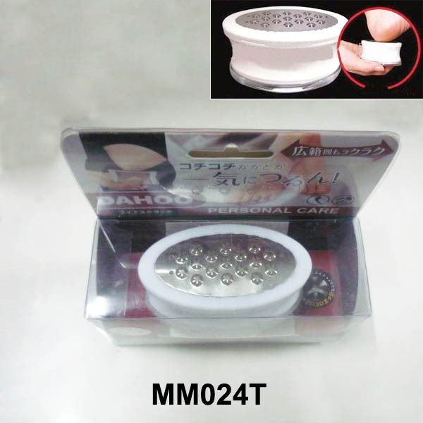 PLUM BLOSSOM SHARPED FOOT FILE in PVC BOX with COLOR CARD