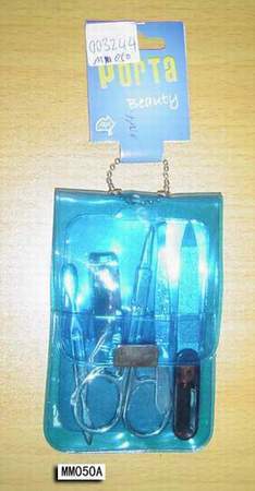 N-5-1A 5PCS MANICURE SET in PVC BAG
