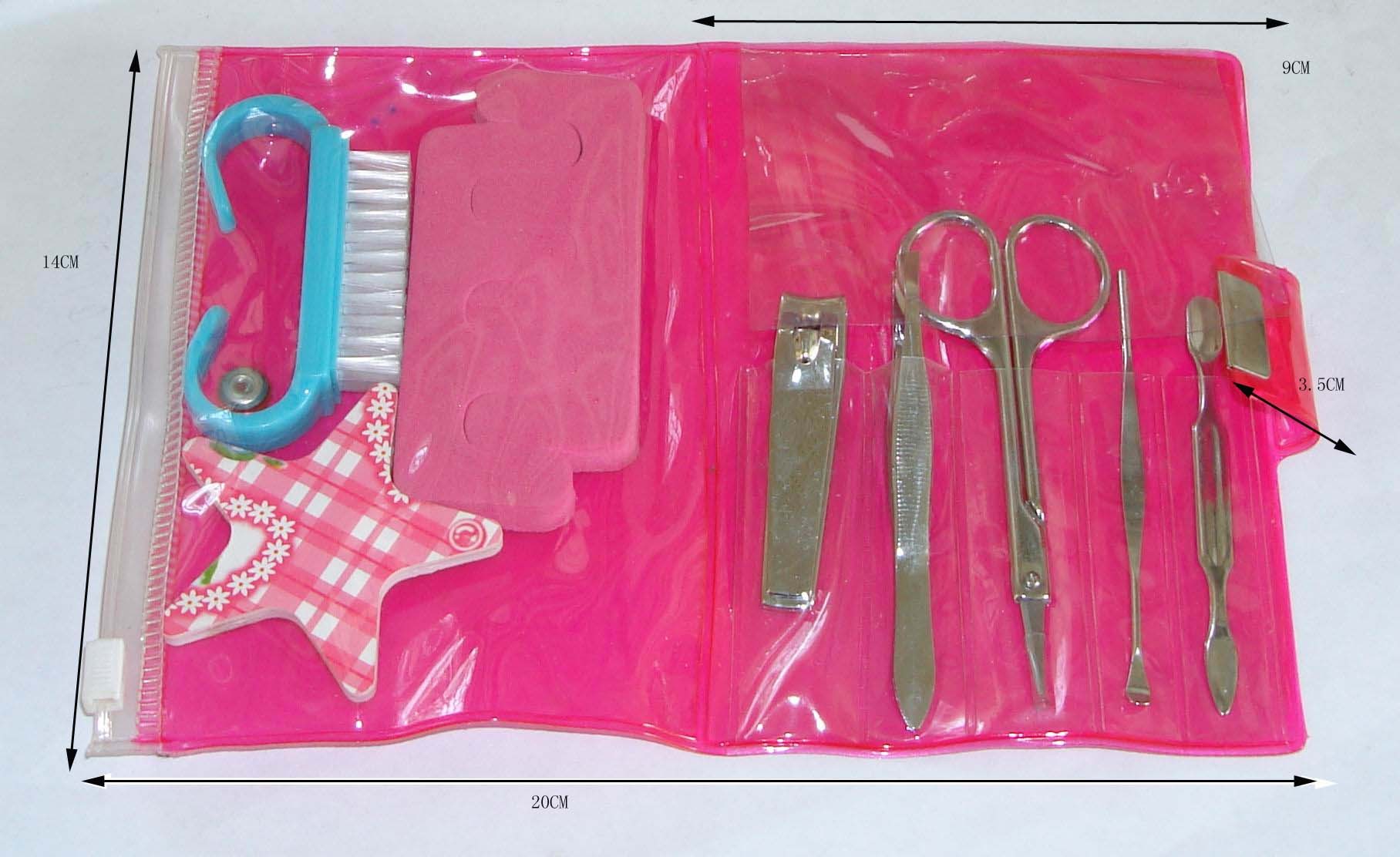 8PCS MANICURE SET in PVC BAG